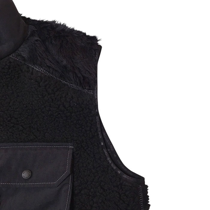 And Wander Mix Boa Vest - and wander