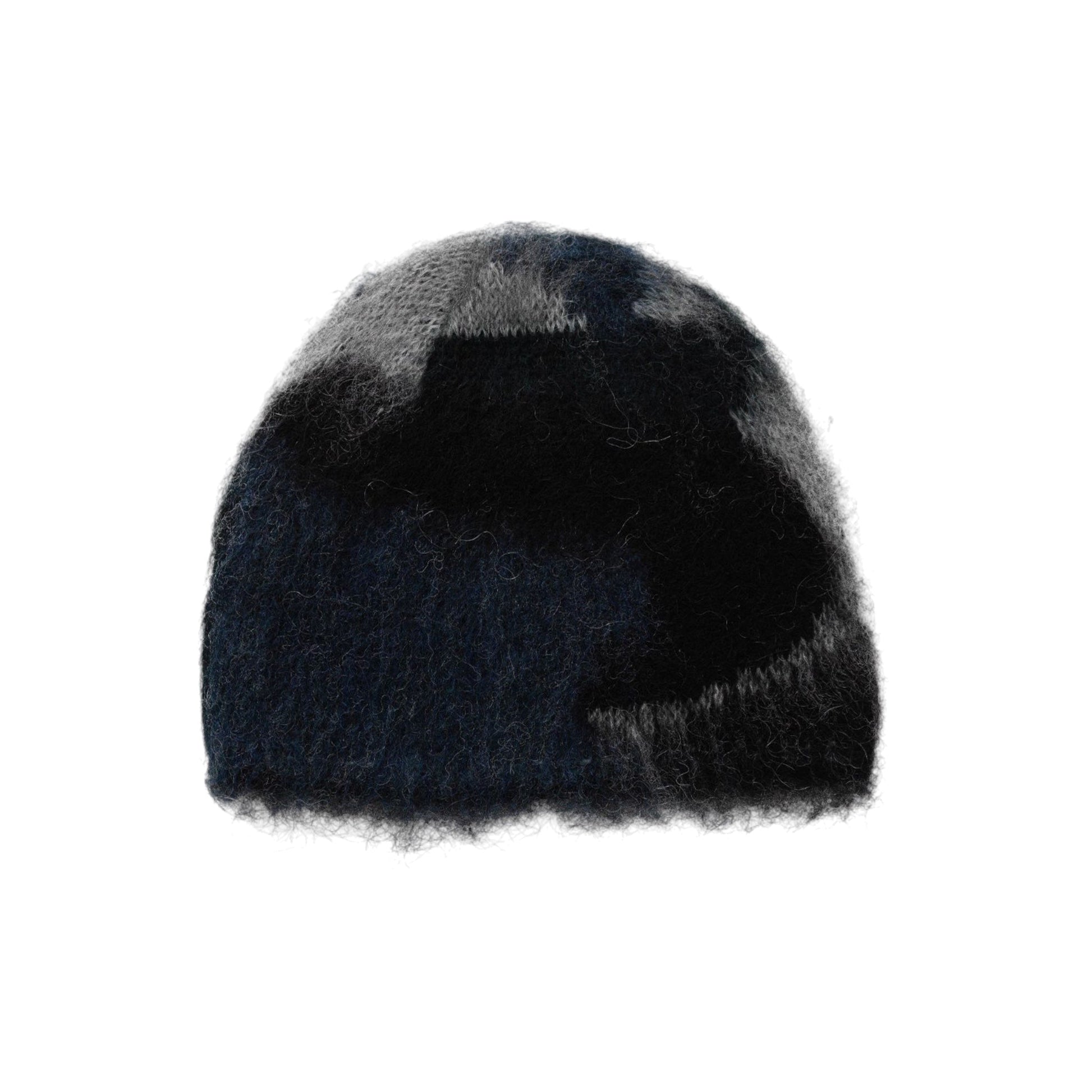 And Wander Mix Color Shaggy Knit Beanie Cap - and wander