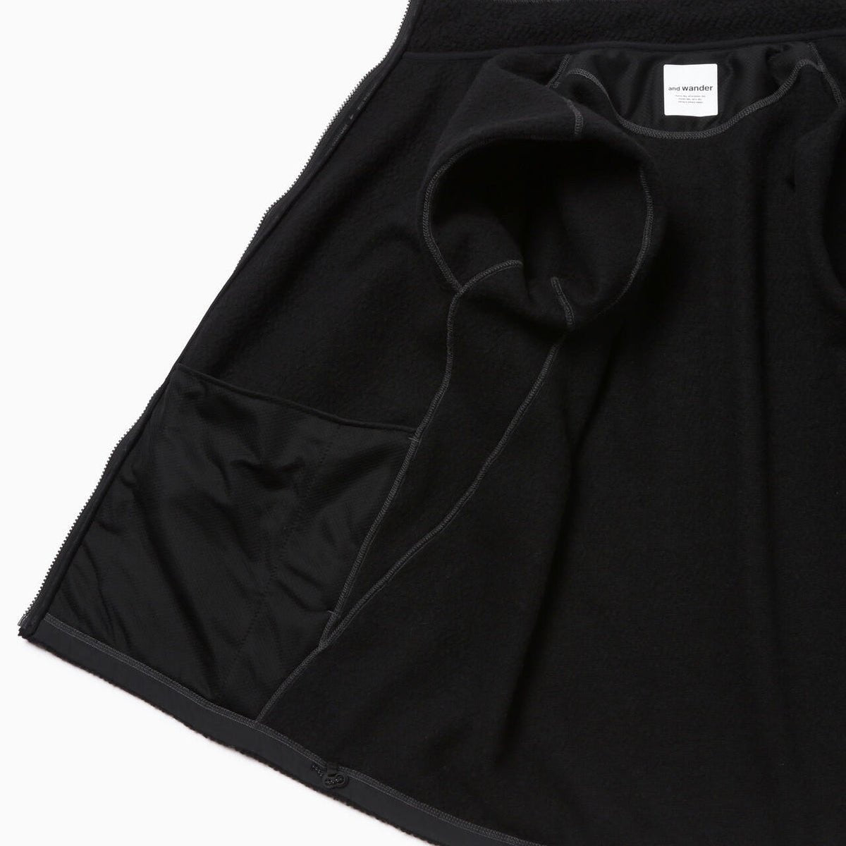 And Wander Re Wool JQ Stand Zip - and wander