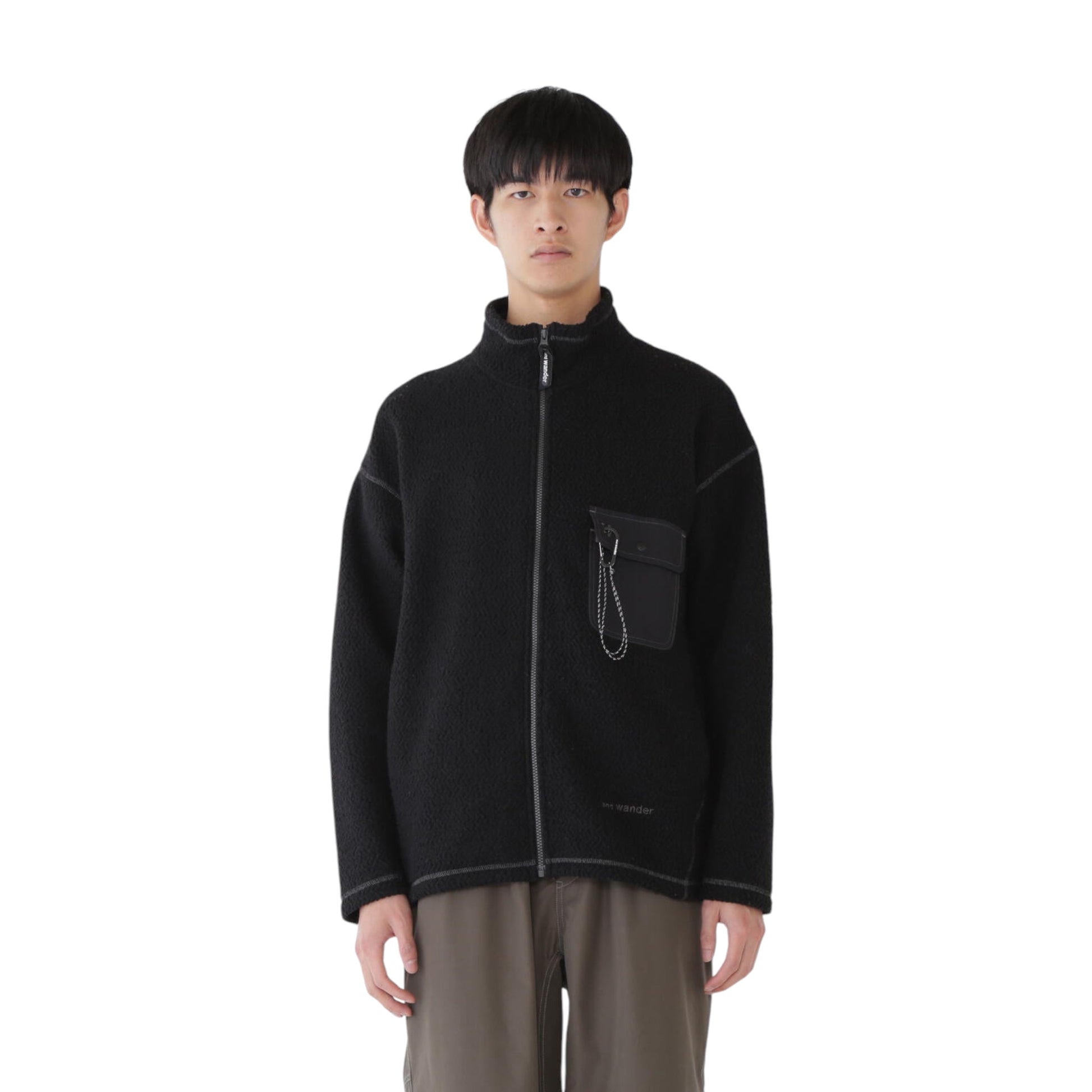 And Wander Re Wool JQ Stand Zip - and wander