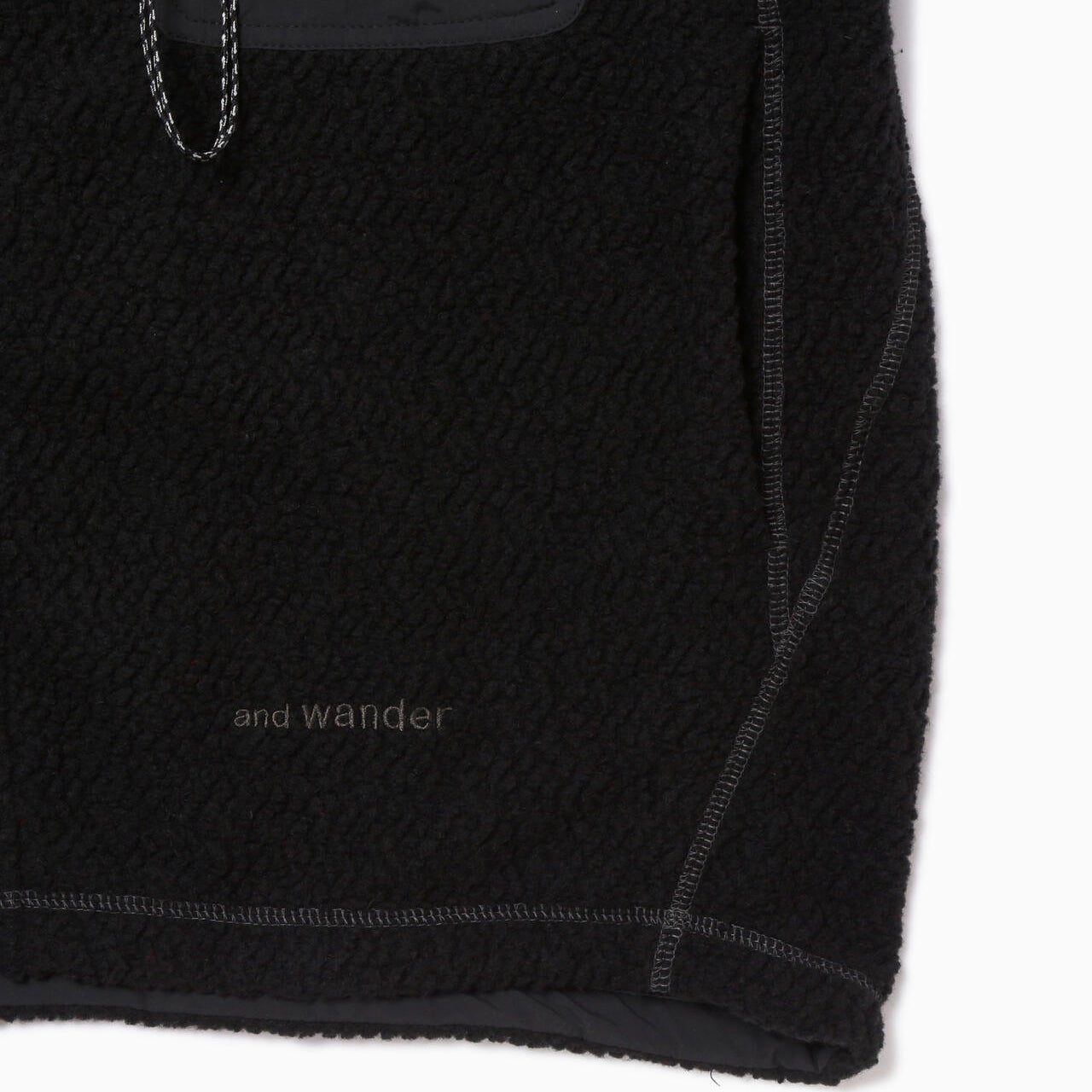 And Wander Re Wool JQ Stand Zip - and wander