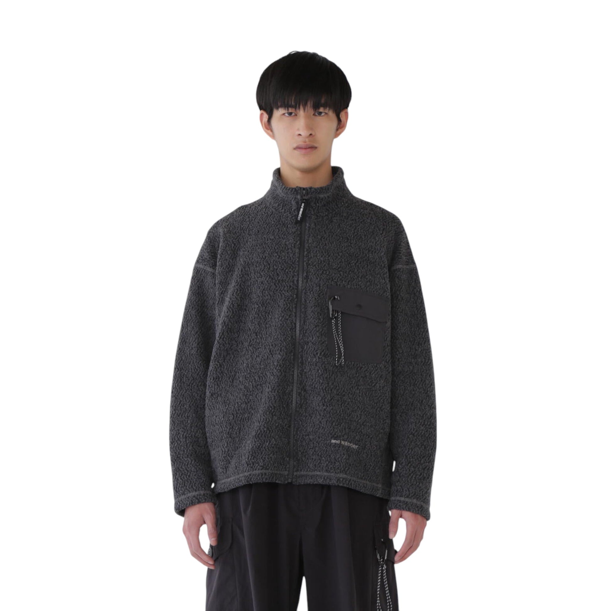 And Wander Re Wool JQ Stand Zip - and wander