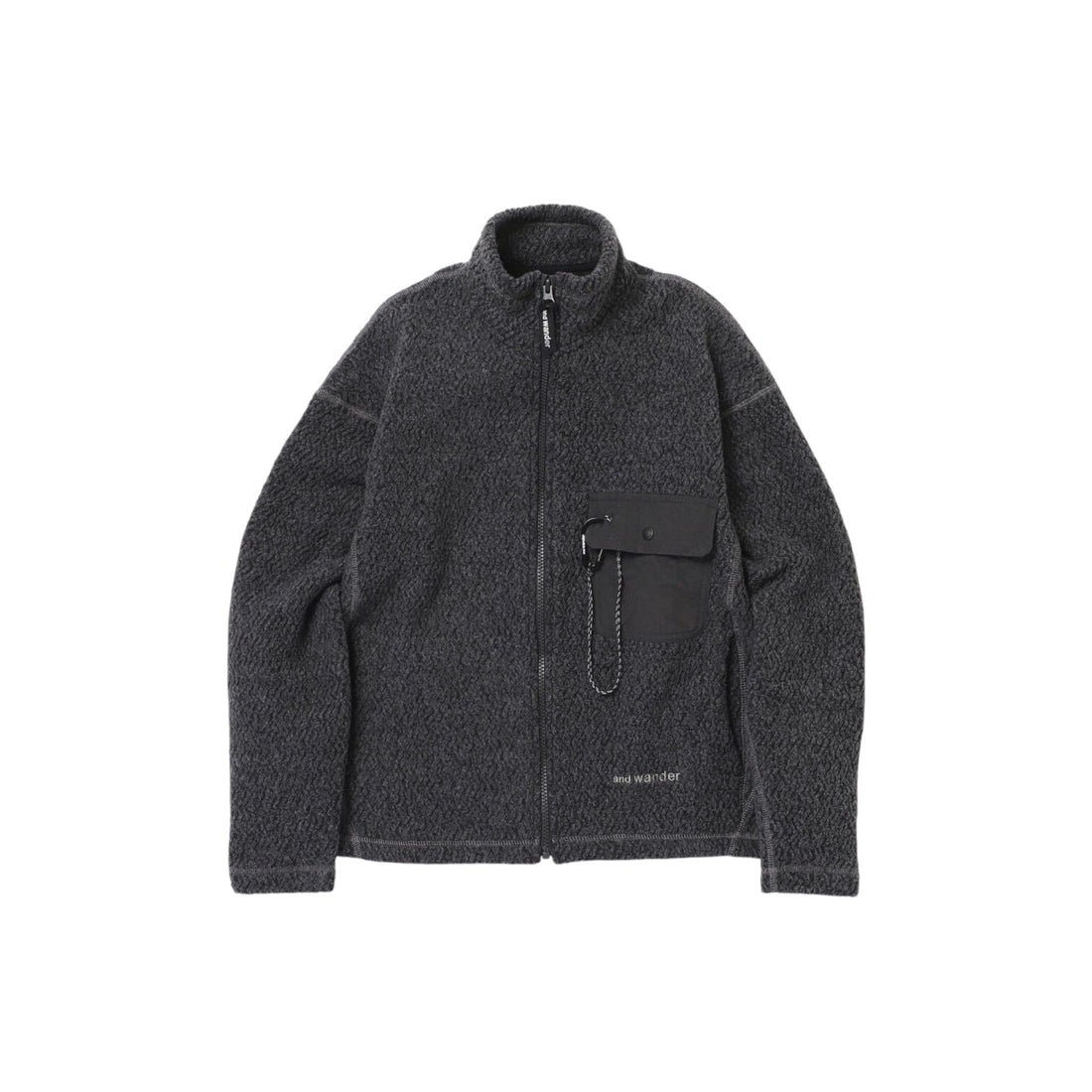 And Wander Re Wool JQ Stand Zip - and wander