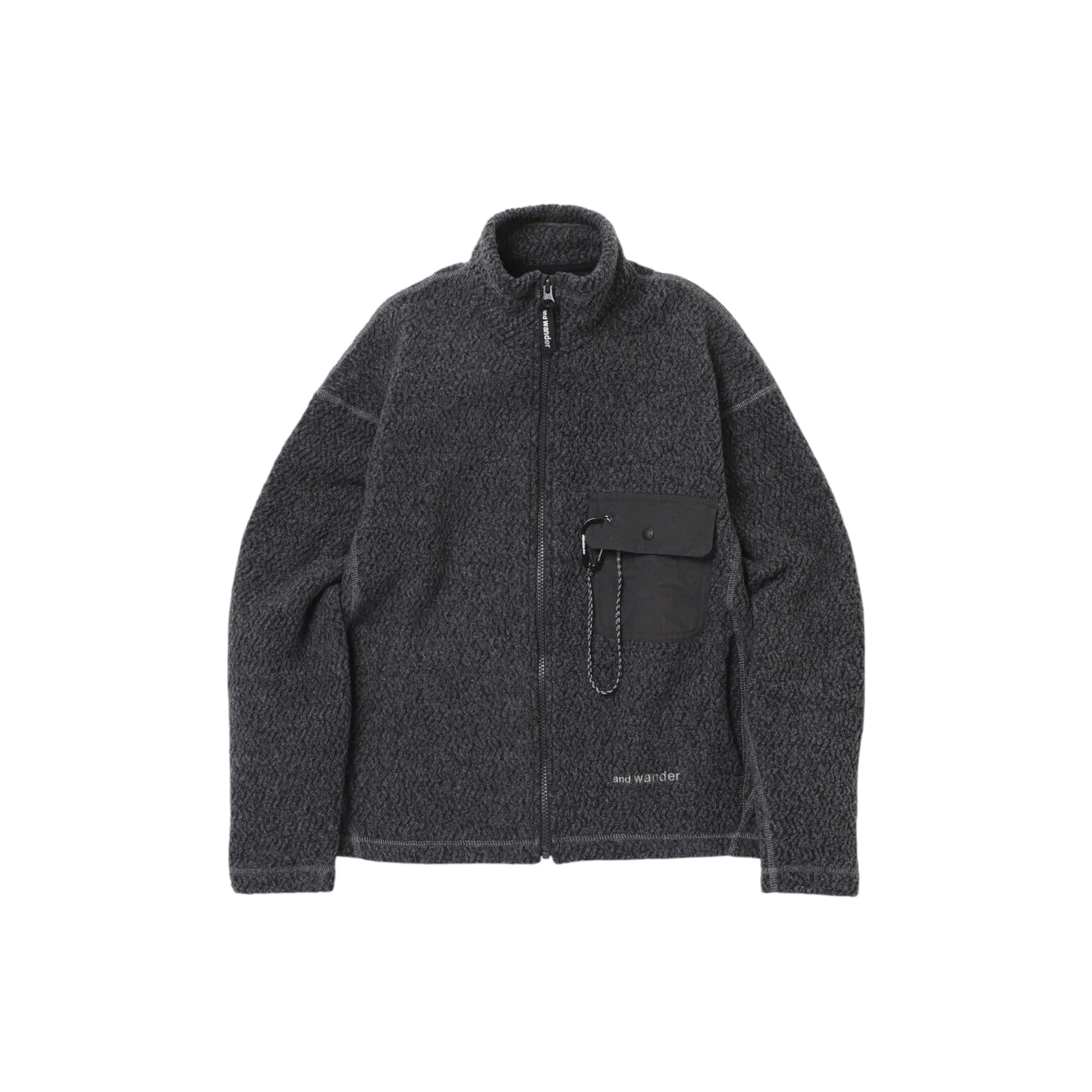 And Wander Re Wool JQ Stand Zip - and wander