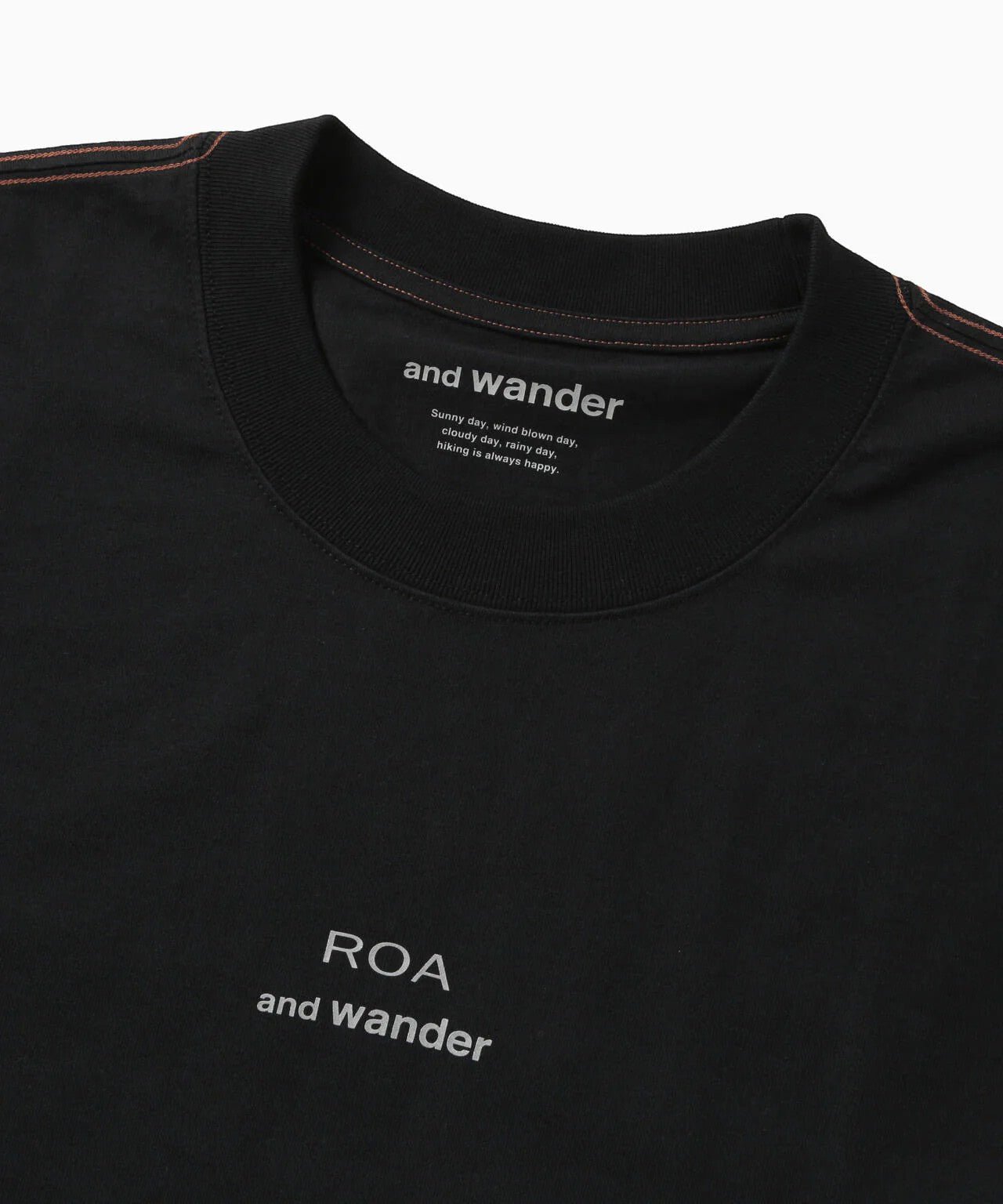 And Wander x ROA Logo Printed T - and wander