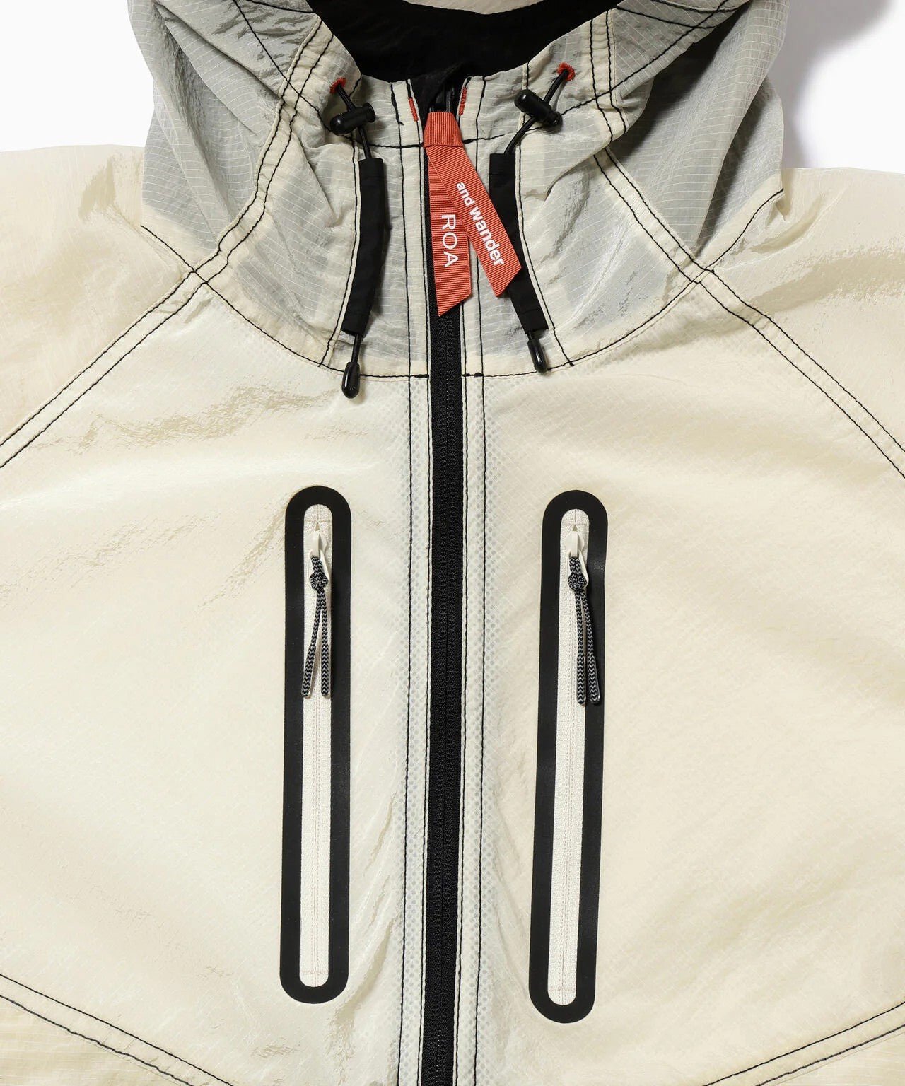 And Wander x ROA Ripstop Wind Jacket - and wander