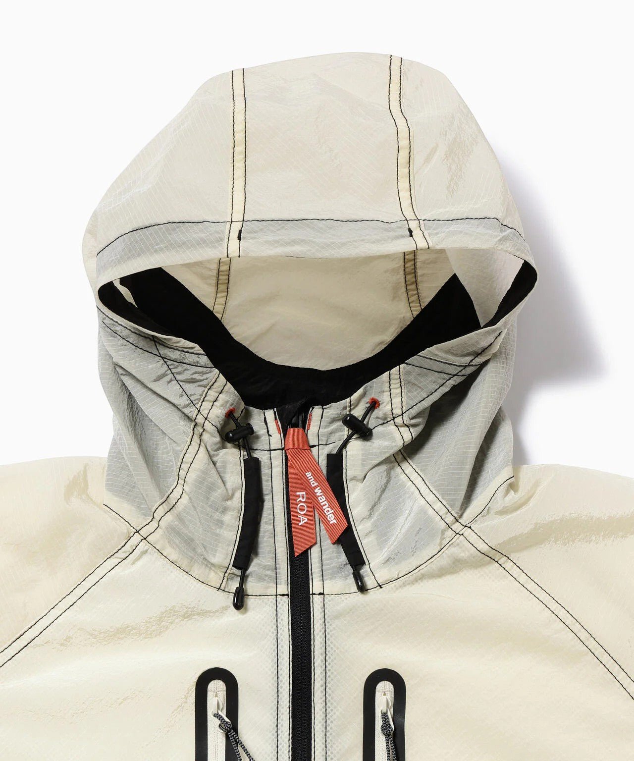 And Wander x ROA Ripstop Wind Jacket - and wander