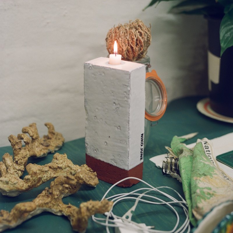 A Single Brick Candle - Candle Holder