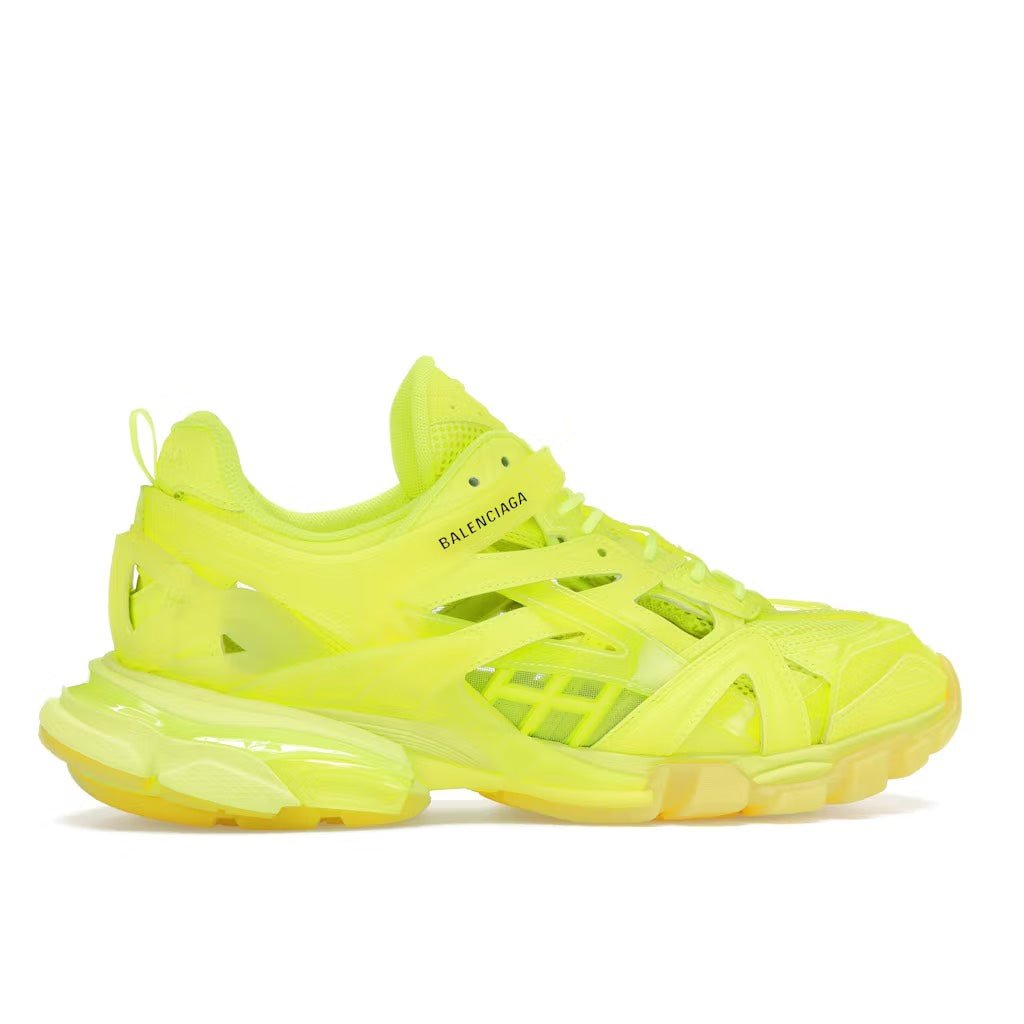 Balenciaga Track 2.0 Sneakers 'Clear Sole Neon Yellow' - Balenciaga