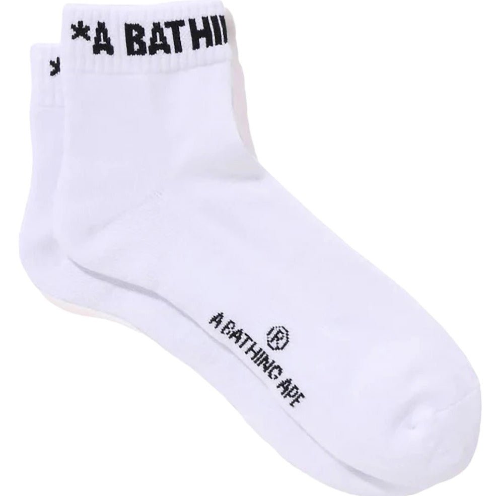 Bape Logo Short Socks - A Bathing Ape