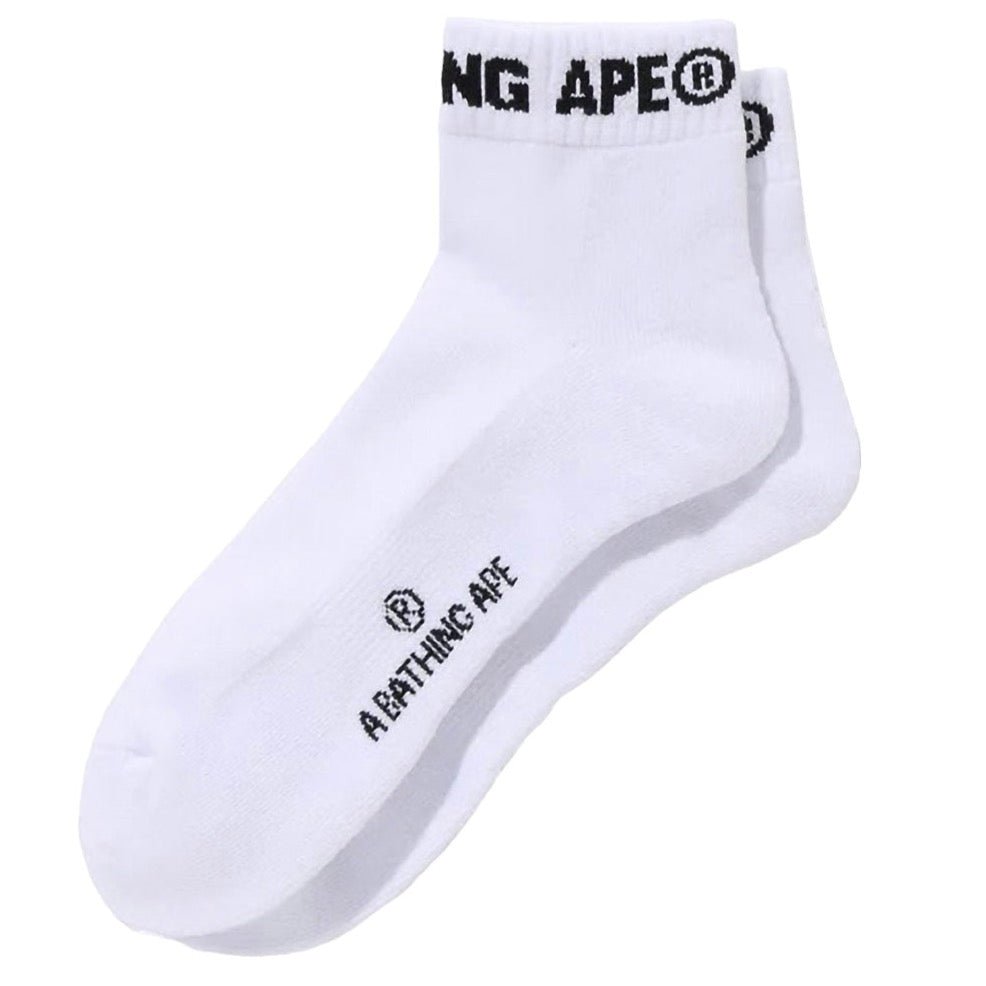Bape Logo Short Socks - A Bathing Ape