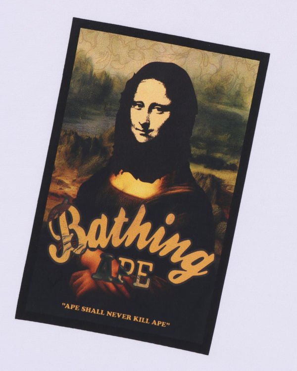Bape Mona Lisa Art Print Relaxed T-Shirt - A Bathing Ape