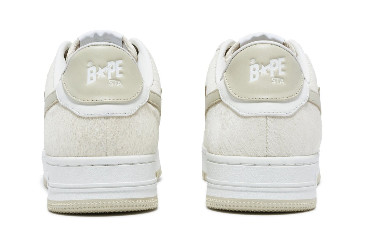 Bape Sta Beige Calf Hair - A Bathing Ape
