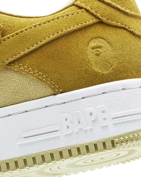 Bape Sta Suede Yellow - A Bathing Ape
