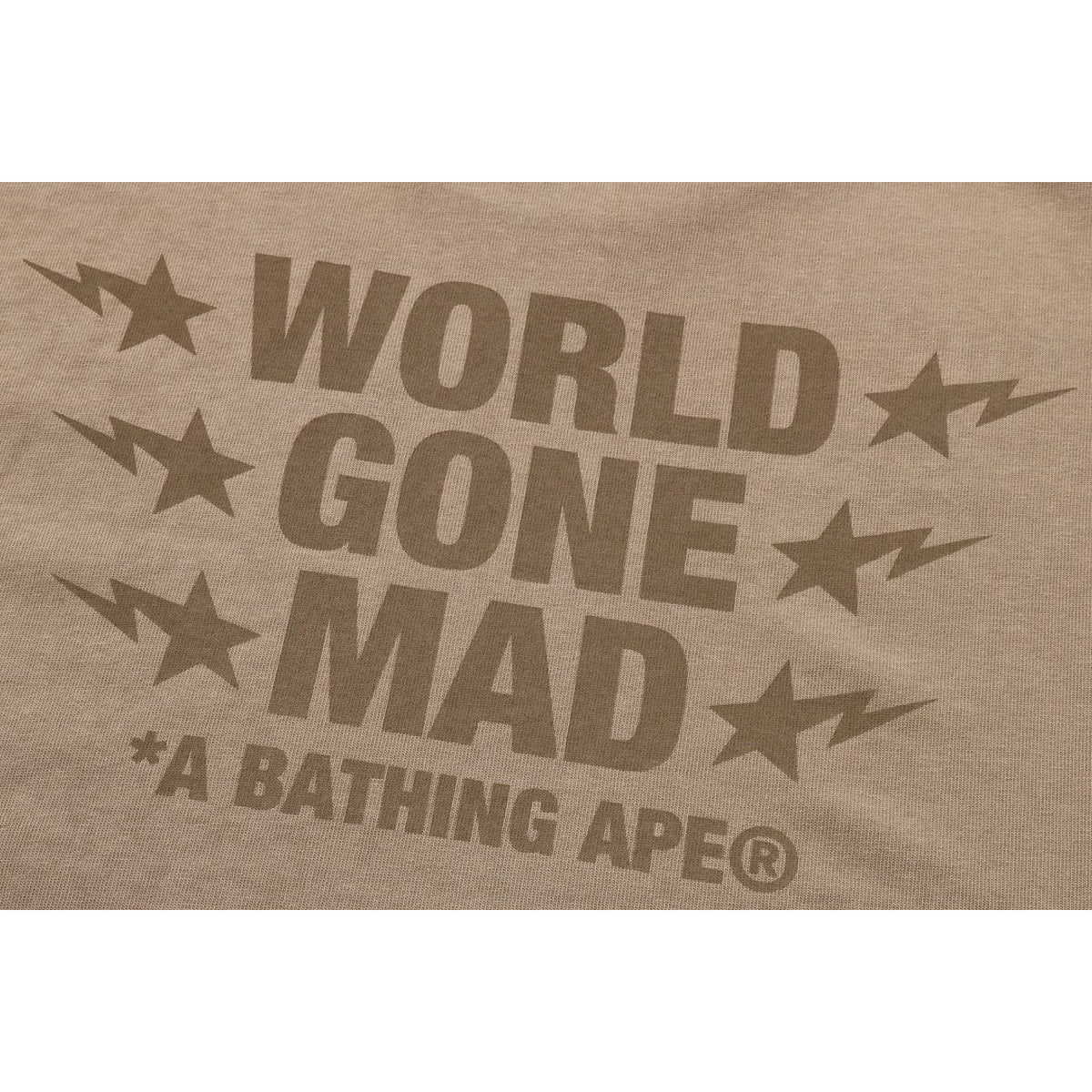 Bape WGM Garment Dyed T-Shirt - A Bathing Ape