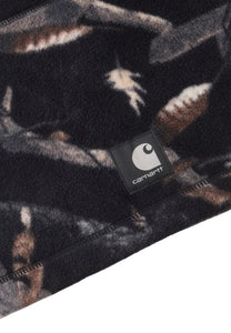 Carhartt WIP Blevin Neckwarmer Camo Feather Tree, Black - Carhartt WIP