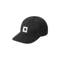 Carhartt WIP Canvas Cap Black, stone washed - Carhartt WIP