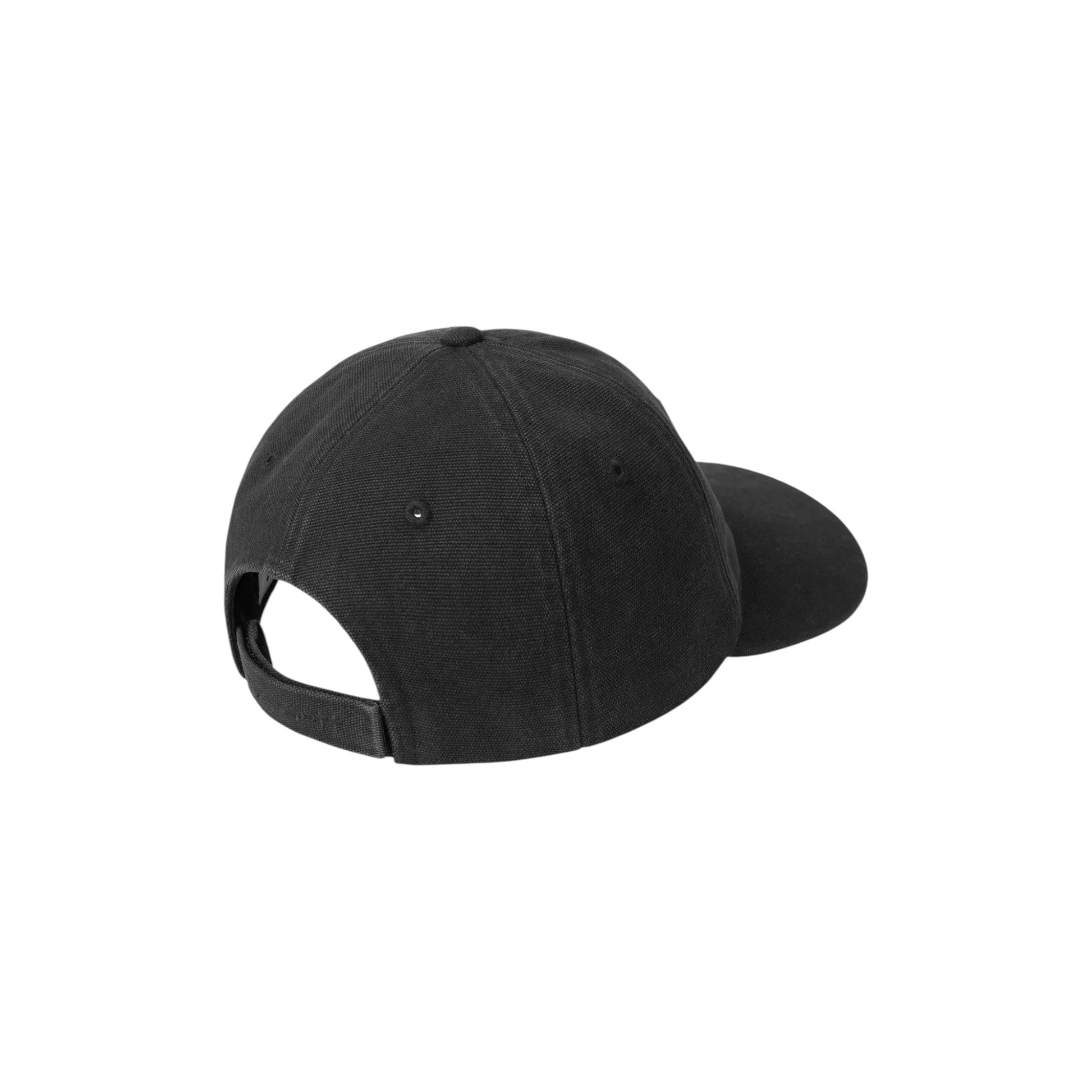 Carhartt WIP Canvas Cap Black, stone washed - Carhartt WIP