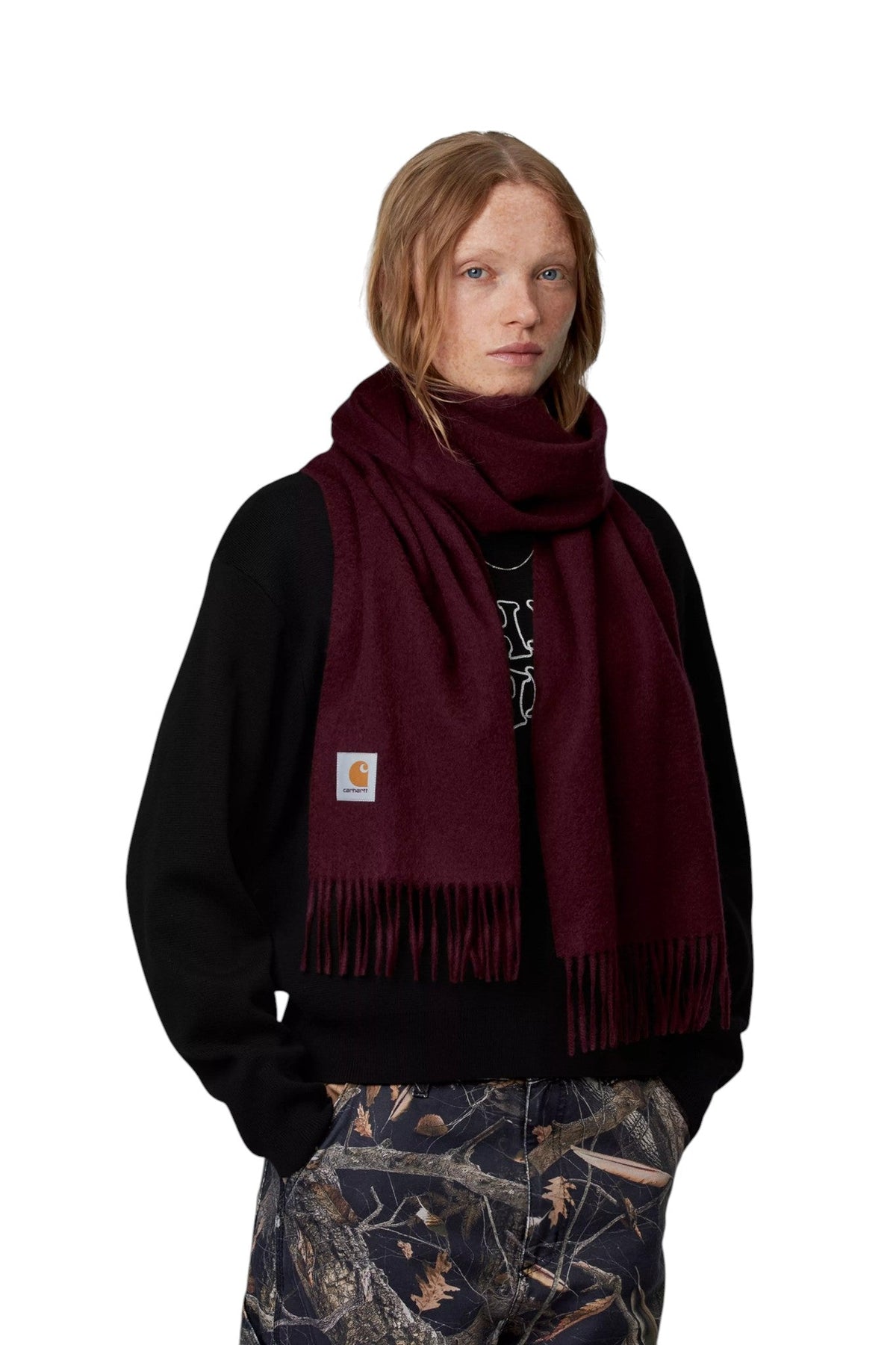 Carhartt WIP Clan Scarf Amarone - Carhartt WIP