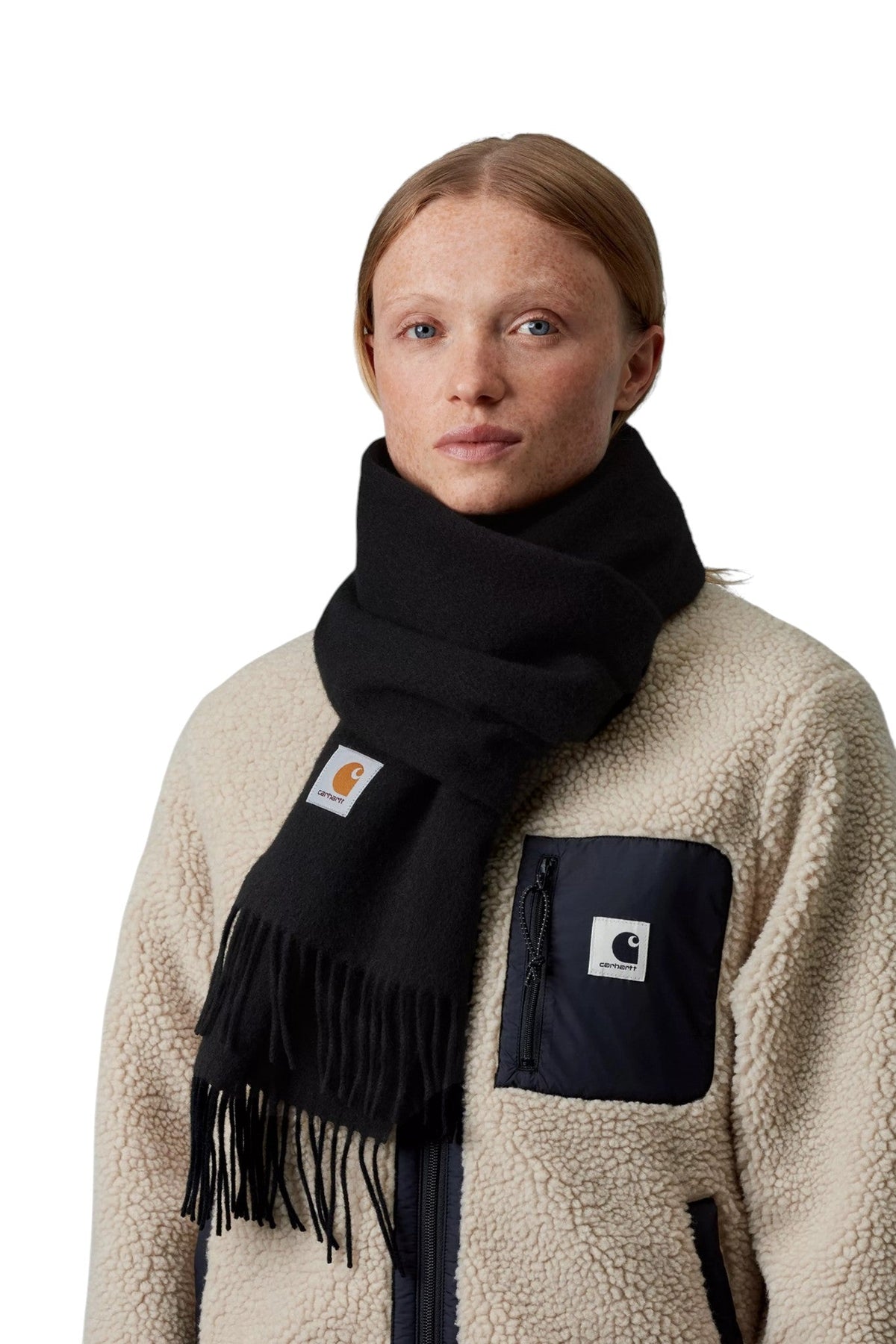 Carhartt WIP Clan Scarf Black - Carhartt WIP