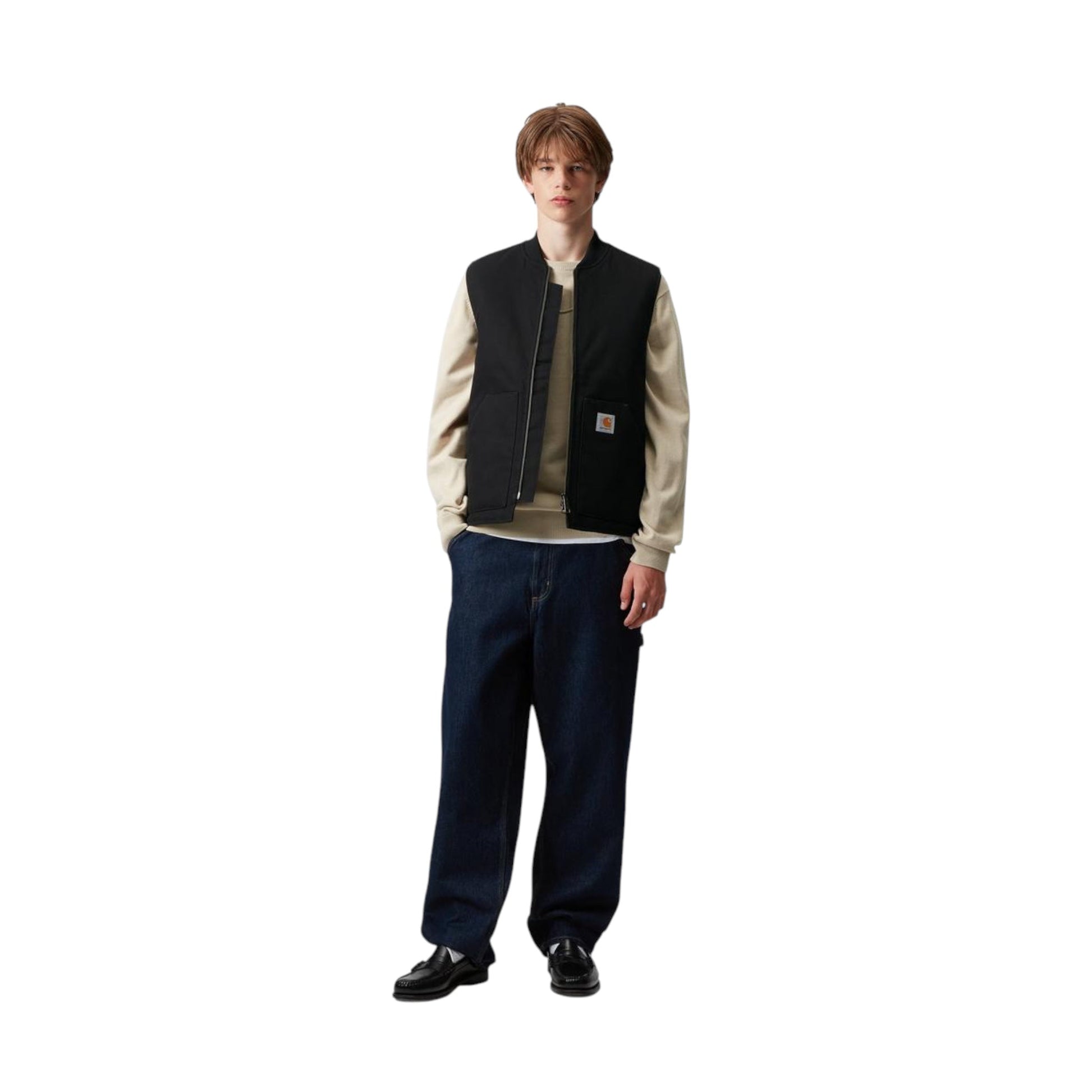 Carhartt WIP Classic Vest Black, Rinsed - Carhartt WIP
