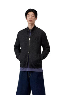 Carhartt WIP Curtis Sweater Jacket Tangled Black - Carhartt WIP