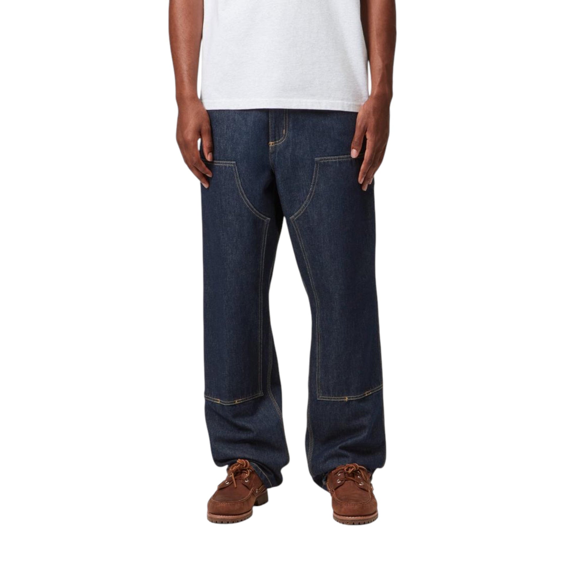 Carhartt WIP Double Knee Pant 'Smith' Denim - Carhartt WIP