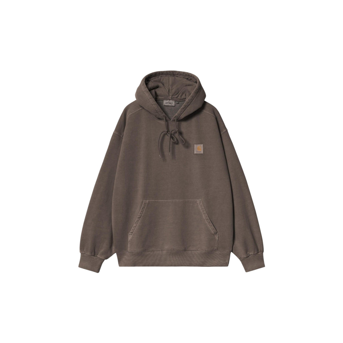 Carhartt WIP Hooded Vista Sweatshirt Tobacco, Garment dyed - Carhartt WIP