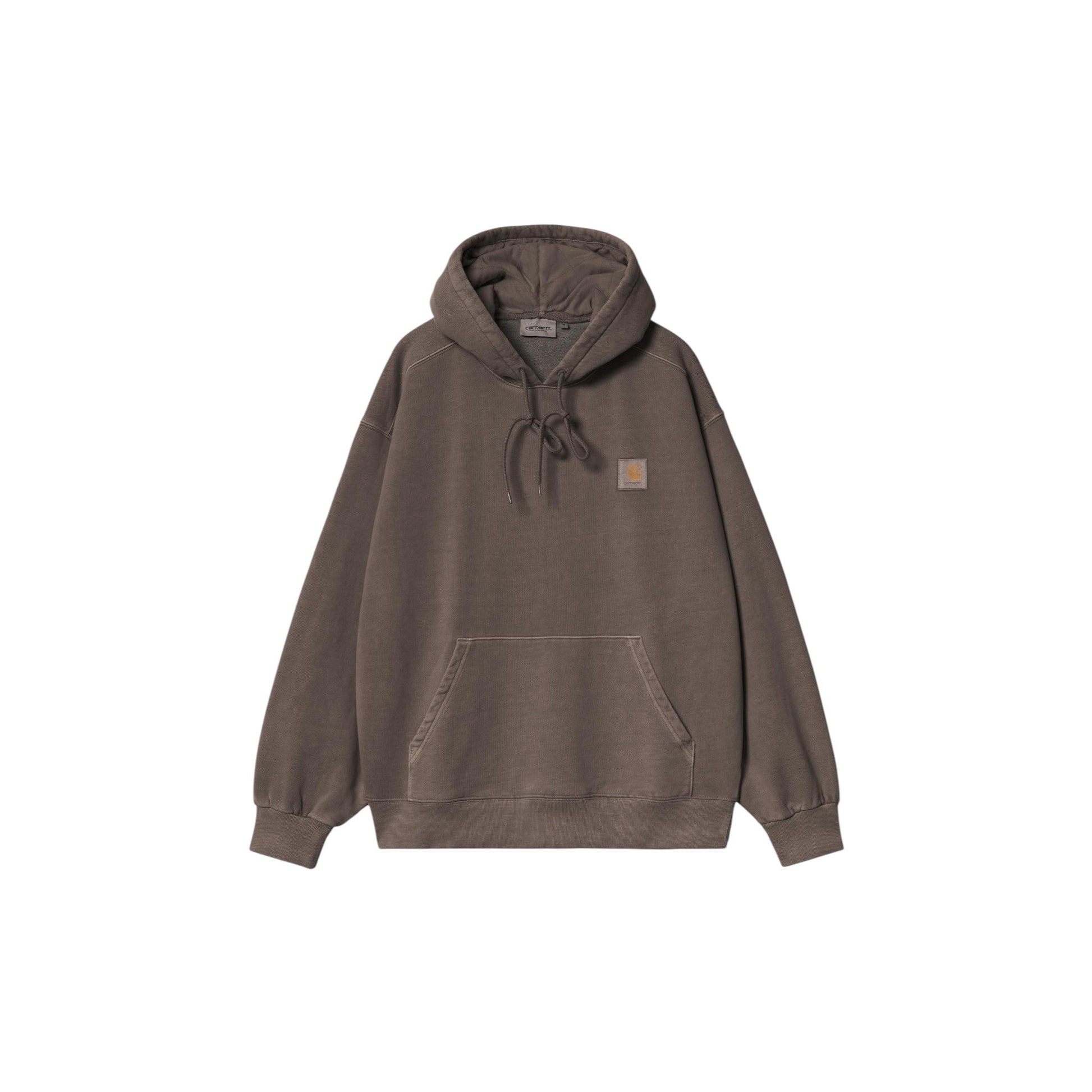 Carhartt WIP Hooded Vista Sweatshirt Tobacco, Garment dyed - Carhartt WIP