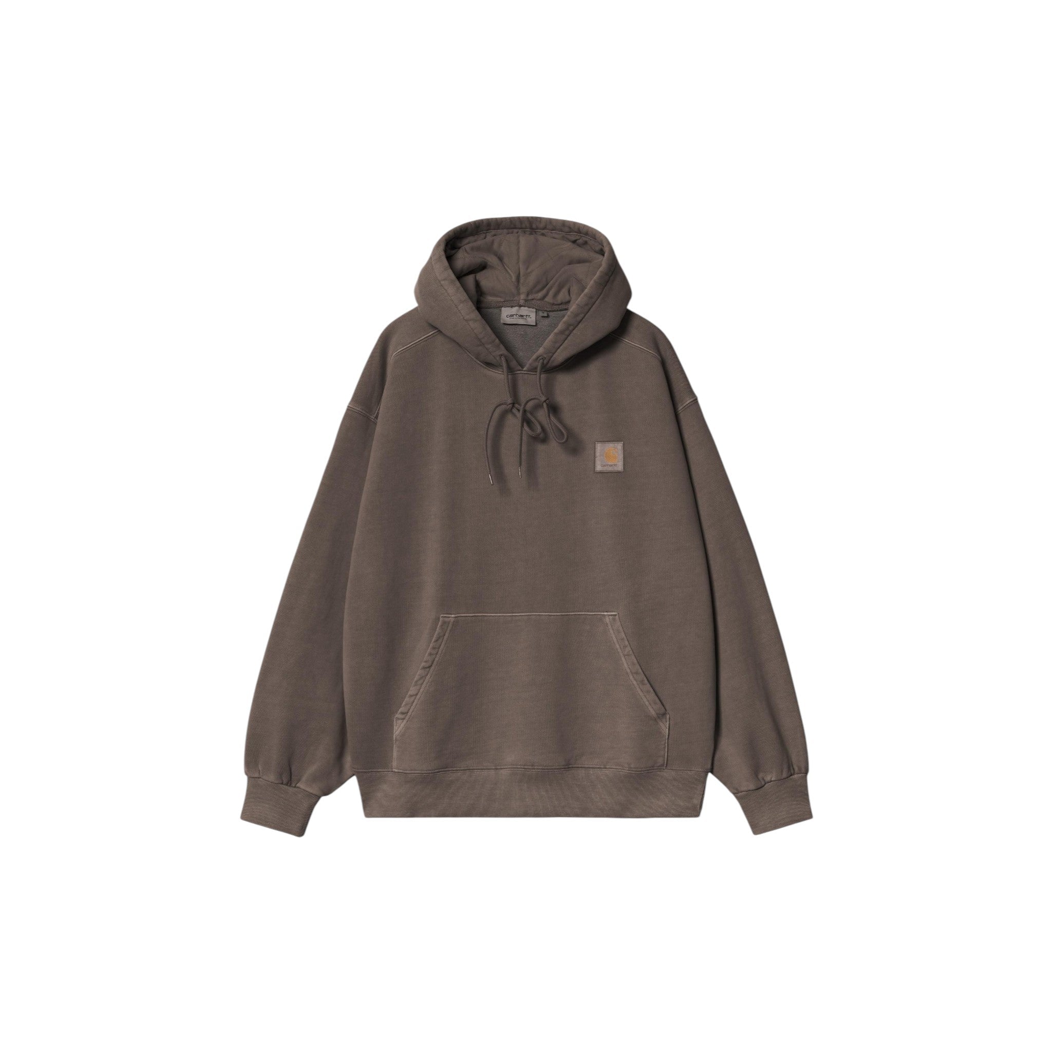 Carhartt WIP Hooded Vista Sweatshirt Tobacco, Garment dyed - Carhartt WIP
