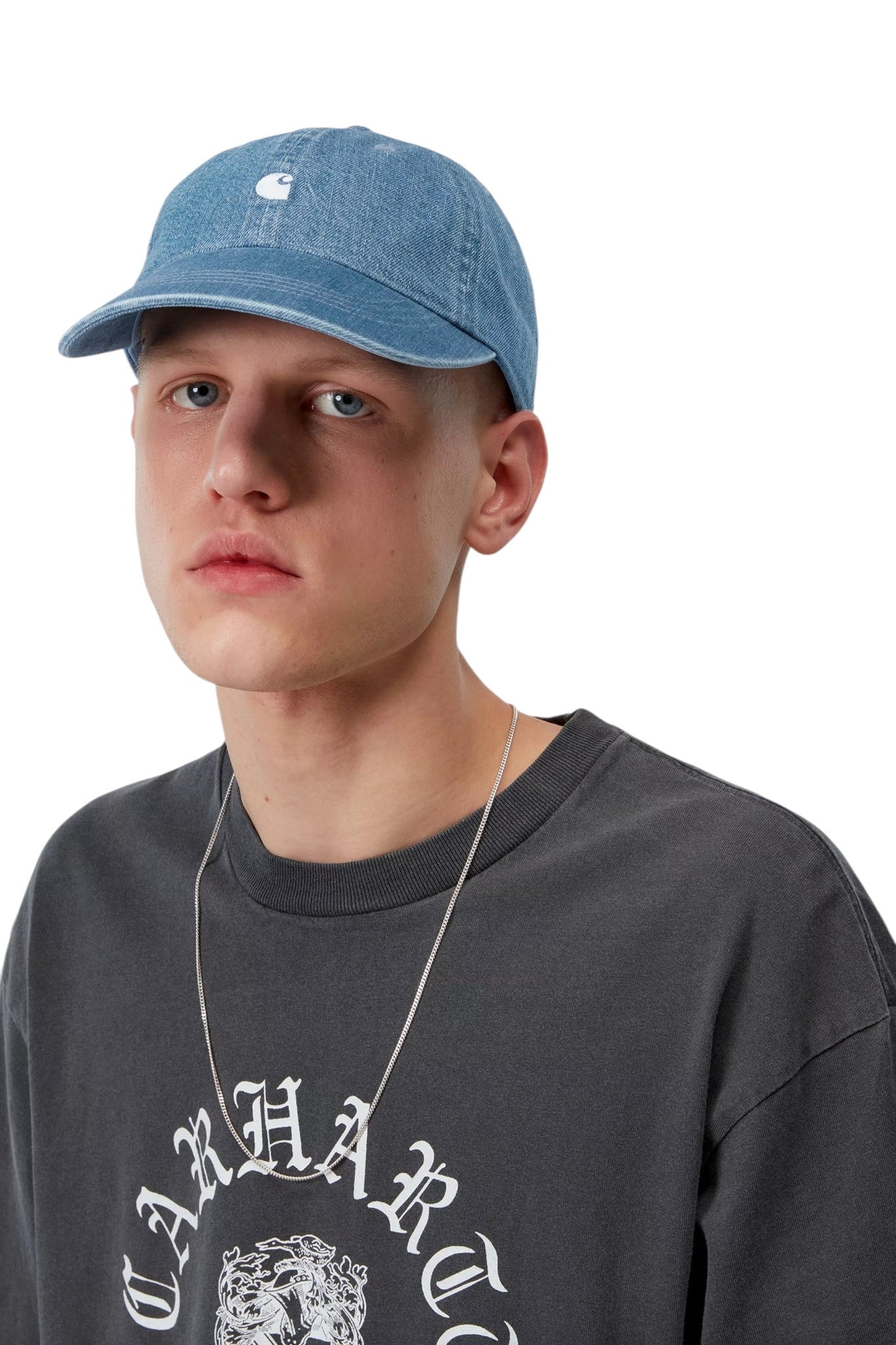 Carhartt WIP Lucas Cap Blue, bleached - Carhartt WIP