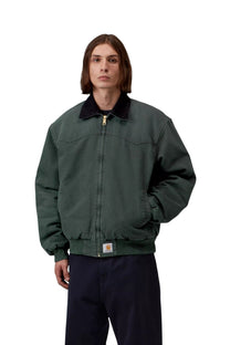 Carhartt WIP OG Santa Fe Jacket Raven / Black, Stone canvas - Carhartt WIP