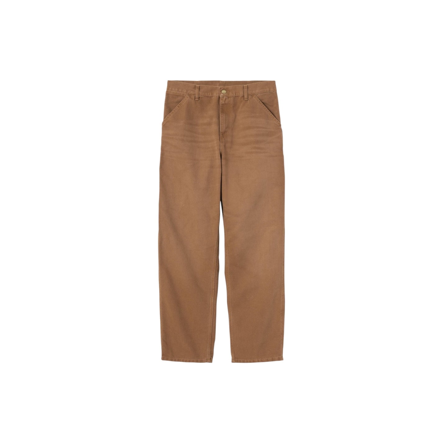 Carhartt WIP Single Knee Pant H Brown Stone Wash - Carhartt WIP