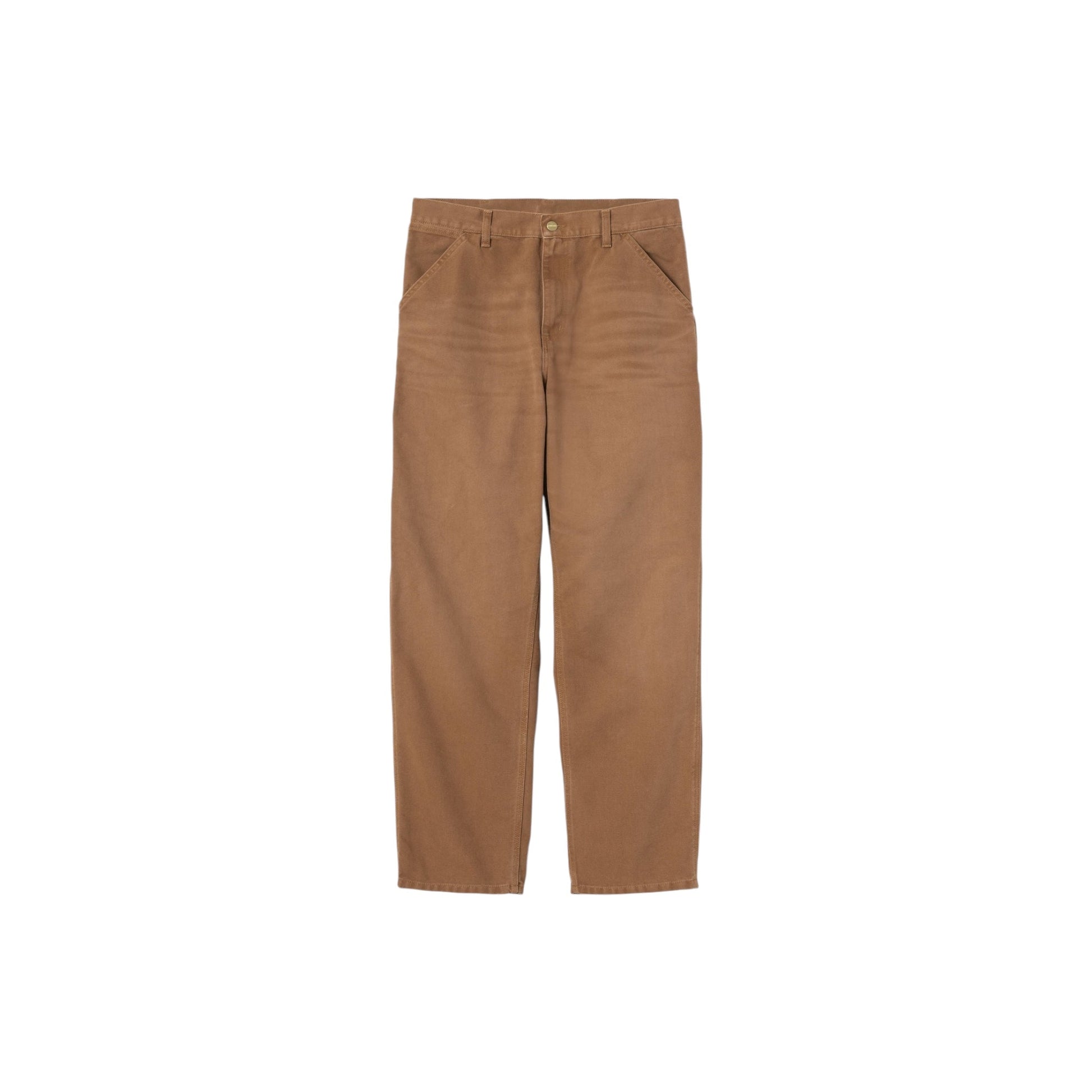Carhartt WIP Single Knee Pant H Brown Stone Wash - Carhartt WIP