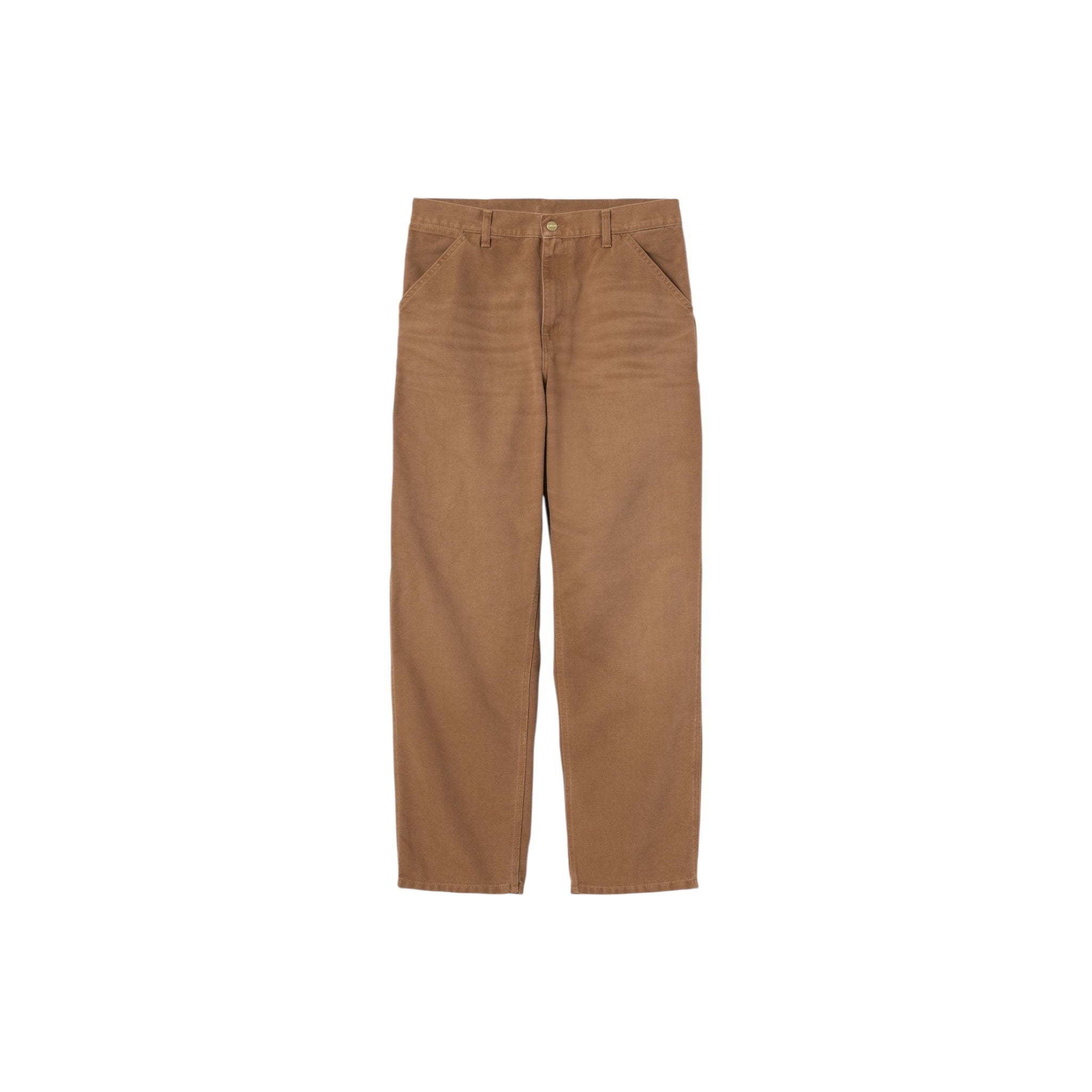 Carhartt WIP Single Knee Pant H Brown Stone Wash - Carhartt WIP