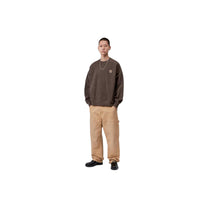 Carhartt WIP Vista Sweatshirt Tobacco, Garment dyed - Carhartt WIP