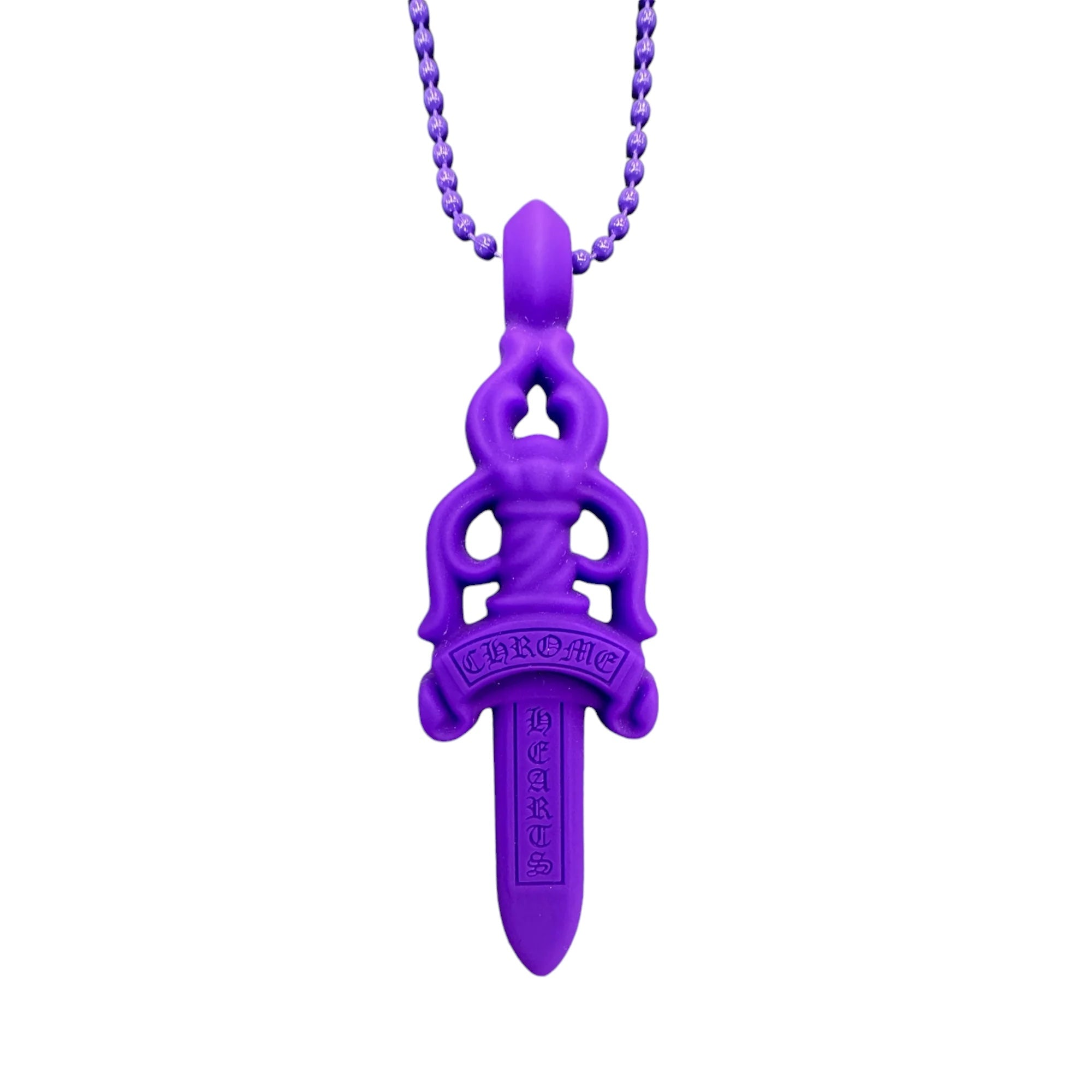 Chrome Hearts Silicone Dagger Pendant Necklace - Chrome Hearts