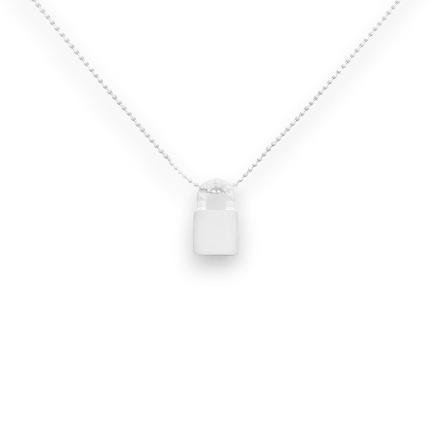 Chrome Hearts Silicone Lock Pendant Necklace - Chrome Hearts