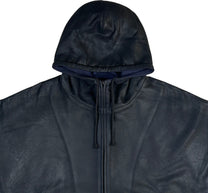 DINGYUN ZHANG Coated Zip-Up Onyx - DINGYUNG ZHANG