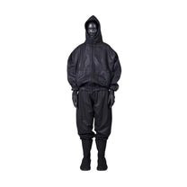 DINGYUN ZHANG Coated Zip-Up Onyx - DINGYUNG ZHANG