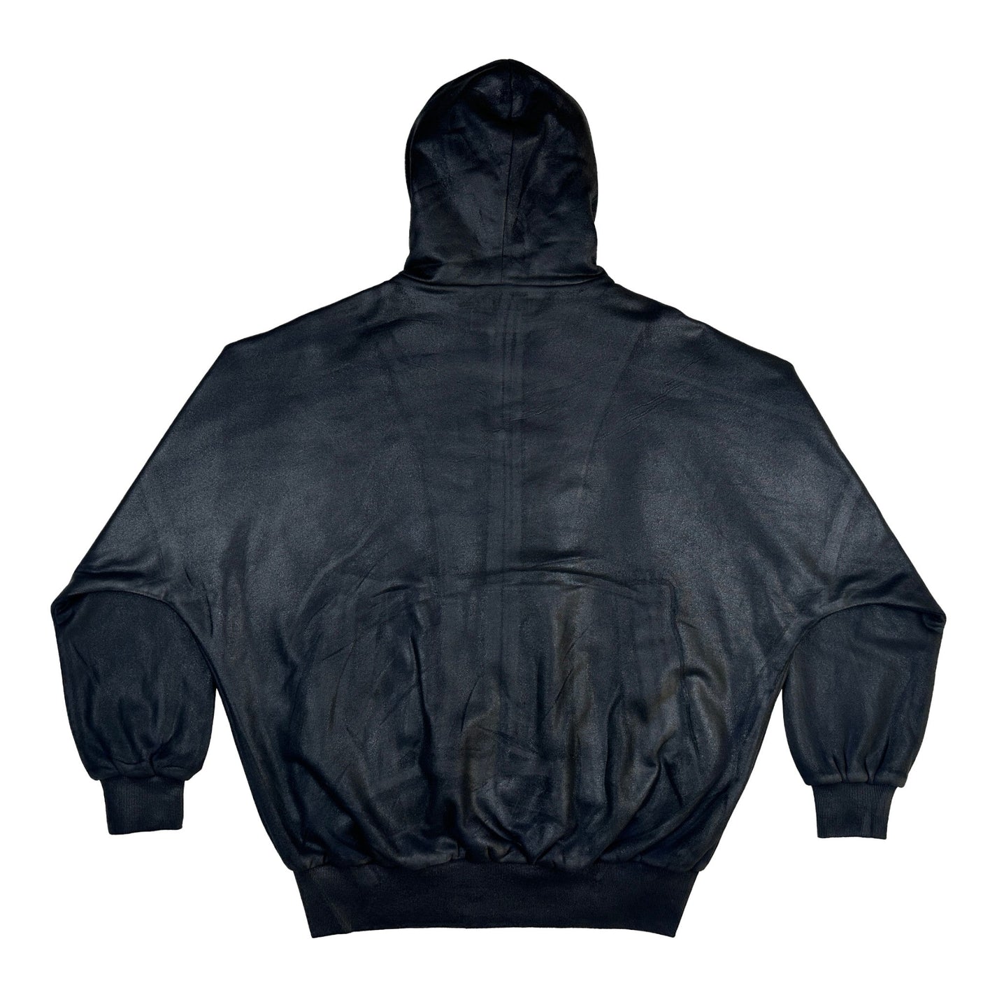 DINGYUN ZHANG Coated Zip-Up Onyx - DINGYUNG ZHANG