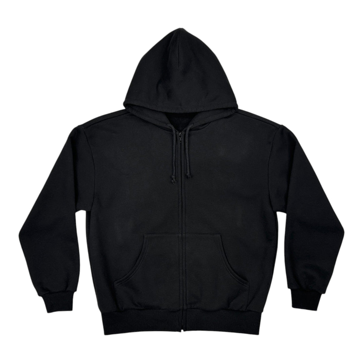DINGYUN ZHANG Crew Hoodie Slim Fit Black - DINGYUNG ZHANG