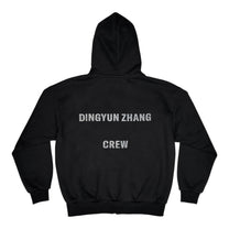 DINGYUN ZHANG Crew Hoodie Slim Fit Black - DINGYUNG ZHANG