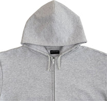 DINGYUN ZHANG Crew Hoodie Slim Fit Heather Gray - DINGYUNG ZHANG