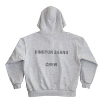 DINGYUN ZHANG Crew Hoodie Slim Fit Heather Gray - DINGYUNG ZHANG