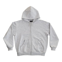 DINGYUN ZHANG Crew Hoodie Slim Fit Heather Gray - DINGYUNG ZHANG