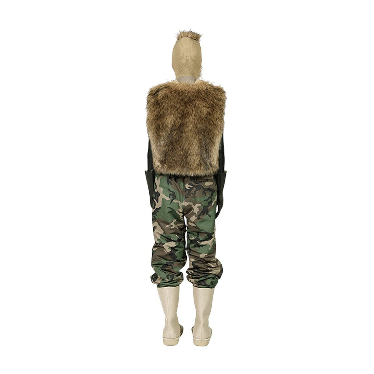 DINGYUN ZHANG Reversible Faux Fur Gilet Coyote - DINGYUNG ZHANG