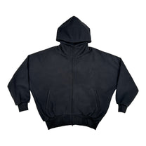 DINGYUN ZHANG Zip-Up Hoodie Black - DINGYUNG ZHANG