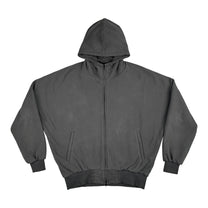 DINGYUN ZHANG Zip-Up Hoodie Slate - DINGYUNG ZHANG