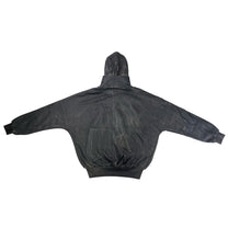 DINGYUNG ZHANG Coated Zip Hoodie - DINGYUNG ZHANG